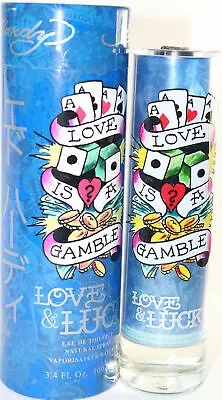 Love & Luck By Ed Hardy 3.4oz/100ml Edt Spary For Men New In Box • $24.99