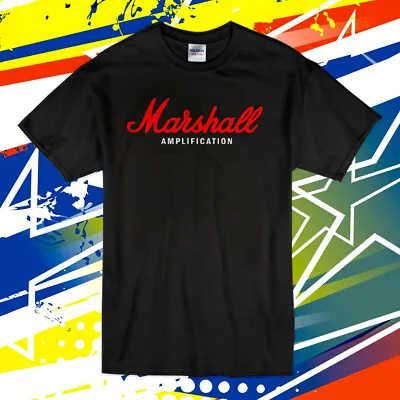 New Marshall Amplification Amplifier Logo T-Shirt Short Sleeve Usa Size • $18.99