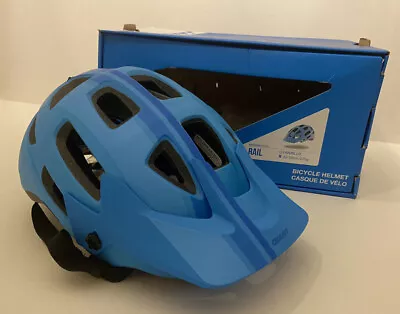 Giant Rail Cycling Helmet Medium 55-59cm Matte Cyan/Blue Mountain Bike Bicycle • $44.99