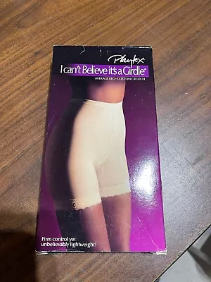 New Vintage Playtex I Can't Believe It's A Girdle Sz Medium M Beige Shapewear • $68.28