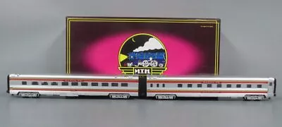 MTH 20-6670 Santa Fe 70' Streamlined Sleeper/Diner Car Set LN/Box • $199.99