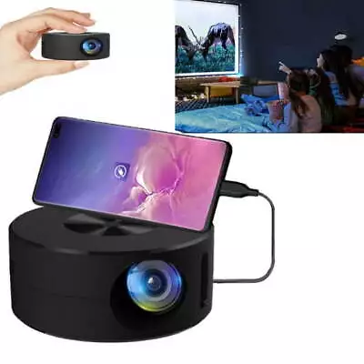 4K Mini Projector 8000 Lumen LED 1080P WiFi Android/iOS Portable Home Theater US • $29.99