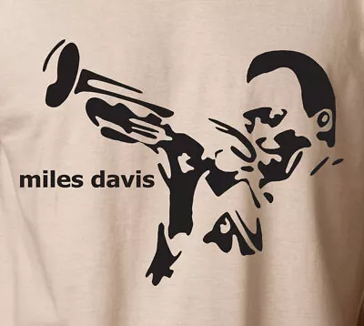 MILES DAVIS T-Shirt Jazz Trumpet Soul Vintage Music On S-6XL Cotton Tee  • $14.95