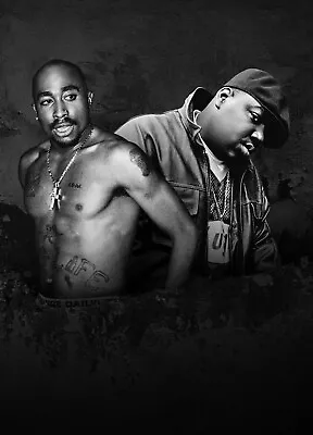 New Tupac Shakur 2Pac Music Wall Art Poster OR Canvas Size A4 To A1 • $8.50