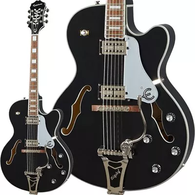 New Epiphone Emperor Swingster (Black Aged Gloss) 694078 Electric Guitar • $717.33