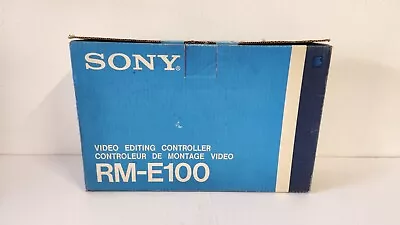 *NICE* Sony RM-E100 Video Editing Controller *USED UNTESTED* • $14.99