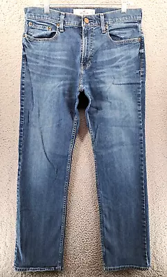 Hollister Epic Flex Jeans Mens 32x32* Act 32x29 Blue Classic Straight Mid-Rise • $14.98