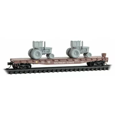 Southern 50' Flat Car With Tractor Load Micro-Train MTL# 045 00 580 N Scale • $34.79