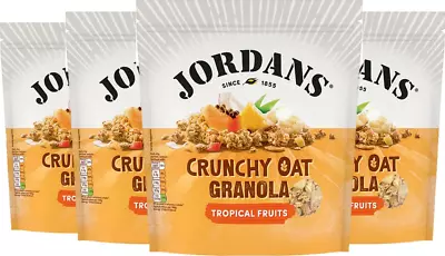 Jordans Granola Tropical | Breakfast Cereal | High Fibre | 4 PACKS Of 750g • £12.31