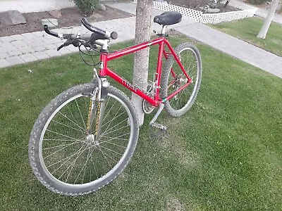 Vintage Trek 970 Singletrack Mountain Bike 18  Red Frame With 26  Wheels MTB • $449