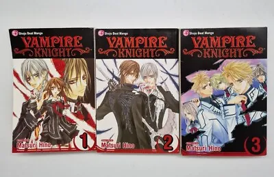 Vampire Knight Vol 1-3 - English - Shojo Beat Manga • £9.99