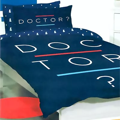 £25.35 • Buy 3 Pce BBC Doctor Who Licensed Quilt Cover Set - Double Queen