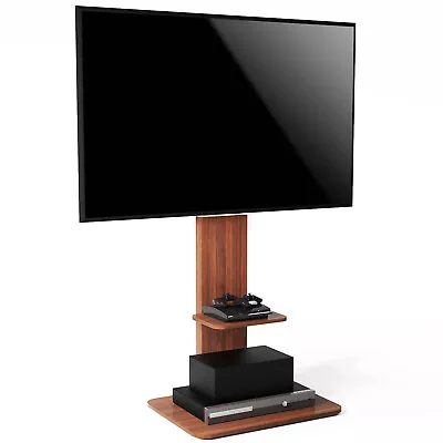 Universal Tall Floor TV Stand With Cantilever Bracket Mount For 32 -65  Flat TV • £99.95