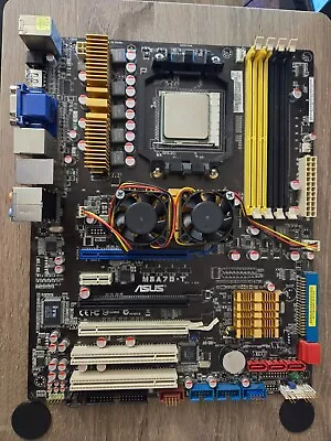 ASUS M3A78-T AM2+ AMD Motherboard Phenom CPU 9850 9850BE • $39.99