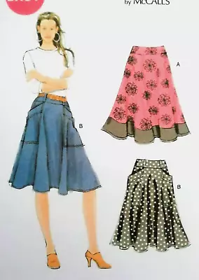 McCALLs M6585 - Misses Skirt Pattern....Sizes 6-14 (UNCUT) • £2.90