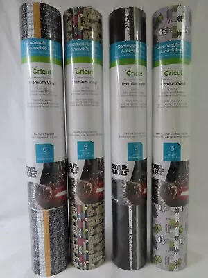 $9.97 • Buy Cricut Premium Removable Vinyl Roll Star Wars Sampler Packs 4 Options