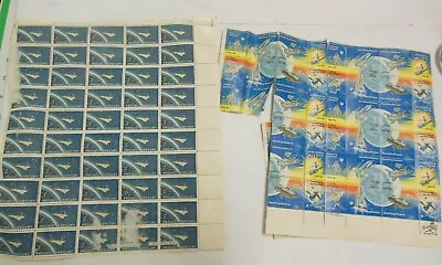 US NASA 1981 Scott Space Achievements 48 MNHVF OG  Stamp Sheet & Project Mercury • $22.99