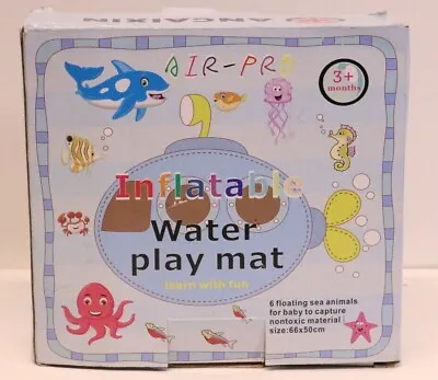 $10.50 • Buy Air - Pro Inflatable Water Play Mat 3 Months Plus NEW