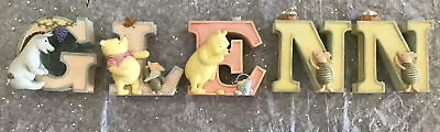 Classic POOH Letters By Michel & Co. Disney - Name: GLENN • $60