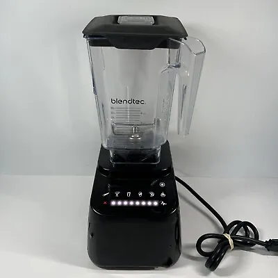 Blendtec Designer 650 Blender Model CTB1 Black W/ Wildside+ Jar - Tested - READ • $149.95