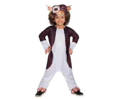 $24.99 • Buy Gremlins Gizmo Toddler Halloween Jumpsuit Costume Size 3T-4T New