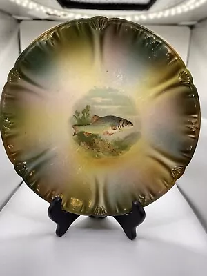 Royal Bonn Franz Mehlem German  Fish Dinner Plate 9.5 Inches • £24.13