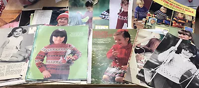 £2 • Buy Vintage 1980’s  Childrens Magazine Knitting Patterns Approx 55