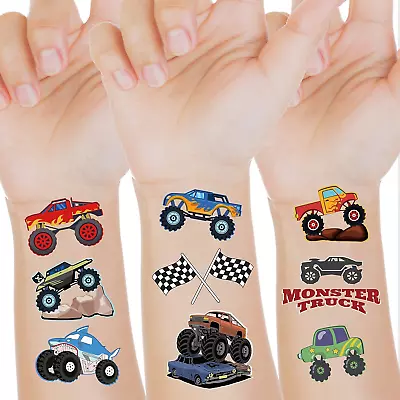 Monster Truck Birthday Party SuppliesMonster Jam Temporary Tattoos For Kids... • $12.99