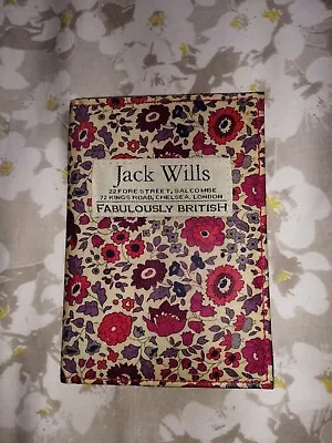 Jack Wills Fabulously British Liberty Art Floral Fabric Passport Cover • £9.99