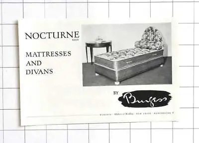 1953 Burgess Makers Of Bedding New Cross Manchester • $6.22