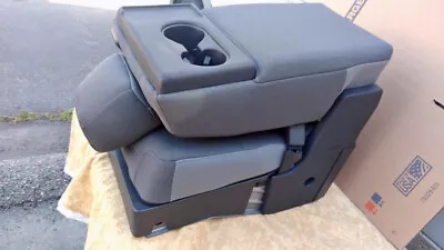 2015-2022 FORD F150 F250 F350 CENTER CONSOLE GRAY CLOTH JUMP SEAT CONSOLE • $300