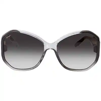 Salvatore Ferragamo Grey Gradient Butterfly Ladies Sunglasses SF942S 007 61 • $55.16