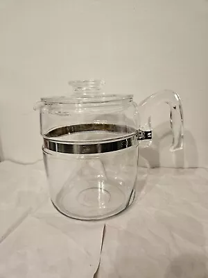 Vintage Pyrex Glass Flameware 9 Cup Coffee Pot And Lid Only 7759 B • $32
