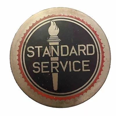 Vintage Standard Service Oil Metal Sign From Indiana • $280