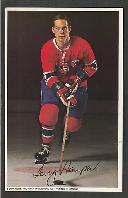 1971-72 Montreal Canadiens Postcard Terry Harper Nm-mt • $7.35