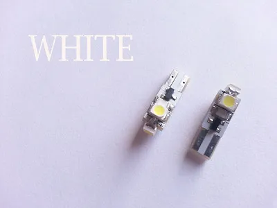 2x T5 3 SMD 1210 LED Gauge Cluster Key Ring Sunvisor Shifter Light Bulb White • $4