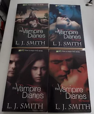 L.J. Smith - The Vampire Diaries Books 1-4 TV Tie-in Cover Editions  • £9.99