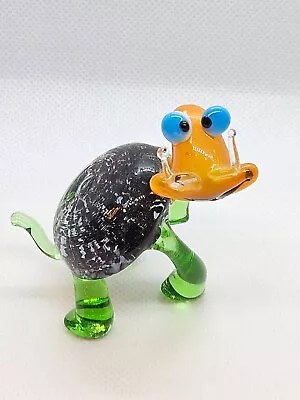 Vintage Murano Glass Wise Turtle With Big Eyes • $69