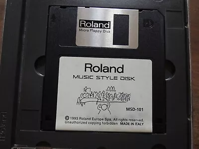 Roland Music Style Disk MSD 101 On Floppy Ra 800 G800 E86 E96 Etc Kr Piano • $36.54