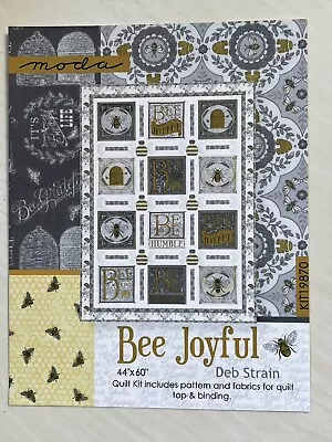 Bee Joyful Moda Quilt Kit Inc Pattern & Fabric For Quilt Top  Inc Binding Boxed • $59