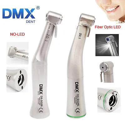 Dental Implant 20:1 Handpiece Fiber Optic LED/ No LED Contra Angle Low Speed NSK • $18.95