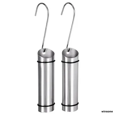 2x Stainless Steel Radiator Hanging Humidifier Air Dry Moisture Humidity Control • £9.90