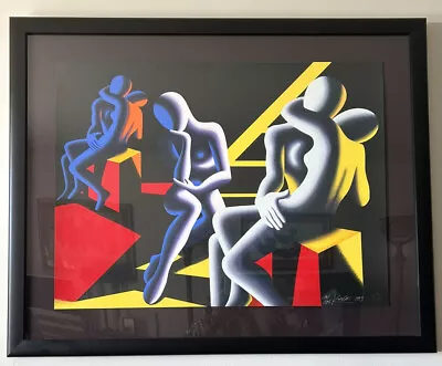 Mark Kostabi  Langour Of Love  1993 Signed Limited Edition Of 295 Serigraph • $1750