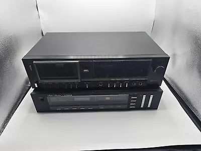 Vintage Fisher AM/FM Synthesizer Tuner/FM-600 AND Stereo Cassette Deck CR-124 • $64.99