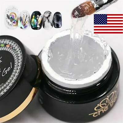 Nail Art Crystal Rhinestones DIY Gel Glue UV Adhesives Sticky Gems Diamond USA • $3.49