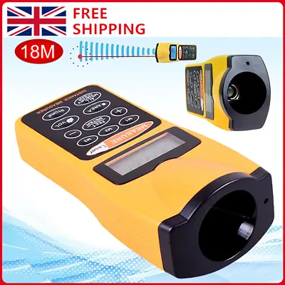 Laser Distance Meter Digital Ultrasonic Range Finder Measure Tape Diastimeter UK • £14.90