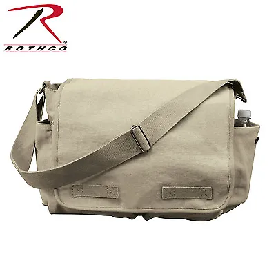 $32.99 • Buy Rothco Vintage Style Washed Canvas Messenger Bag