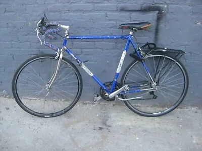 Vintage Italian Steel Bottecchia Frame Only Blue Italy Bottechia 58 Cm 1970s • $199.99