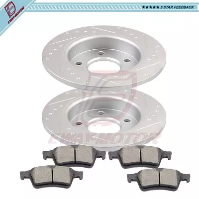 For 2004 2005 2006 2009 2010-2013 Mazda 3 Rear Ceramic Brake Rotors And Pads • $74.20