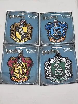 $14.97 • Buy Harry Potter Slytherin Gryffindor Ravenclaw Hufflepuff Tactical Iron On Patch